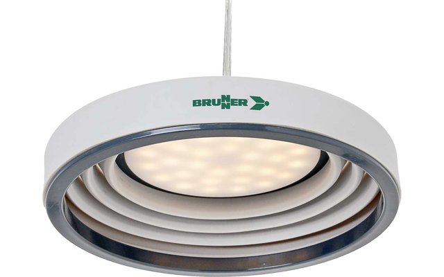 Brunner Syrma Fold-Away LED  Zelt- und Vorzeltlampe  grau