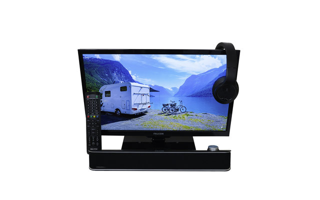 Easyfind Falcon Camping Set LED TV incl. installation satellite 22 pouces