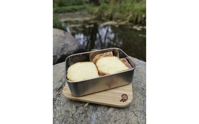 Origin Outdoors Boîte à lunch en bambou 1,2 litre