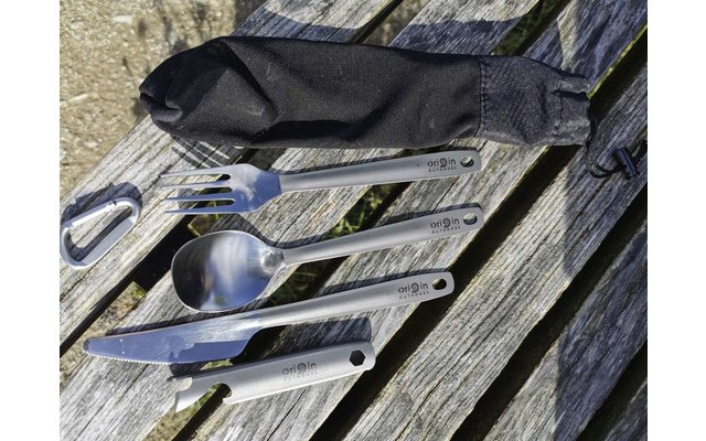 Origin Outdoors Titanium Armed Forces Cutlery