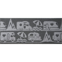 Tapis de salon 50 x 150 cm Master Camp gris Arisol