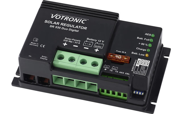 Votronic Solar Charge Controller SR 530 Duo Digital