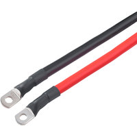 Jeu de câbles à courant fort rouge / noir pour onduleur 25 mm² 1 m de long Votronic