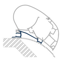Adattatore per tendalini da tetto Dometic PR-Adapt PW 2000 e PW 2500 5,0 m