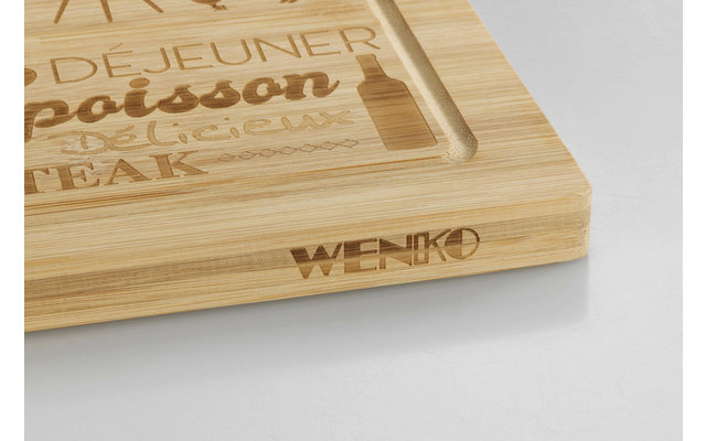 Wenko Steak Board 39,5 x 28 cm Bambú