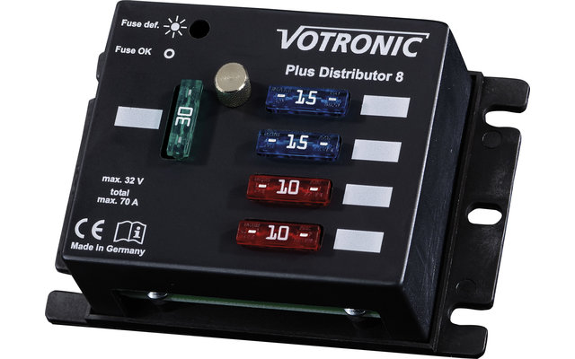 Votronic Plus-Distributor 8 Stromkreisverteiler 105 x 36 x 71 mm