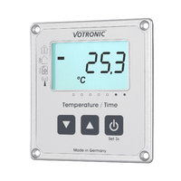 Votronic LCD thermometer / klok S met externe sensor