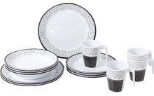 Brunner Prallin tableware set 16 pcs white
