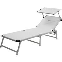 Brunner Marbella ligbed met zonneluifel wit