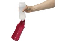 Bottiglia Jollypaw con ciotola in acciaio inossidabile/plastica 500 ml