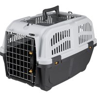 Jollypaw Transportbox Kunststof XS-S donkergrijs / lichtgrijs