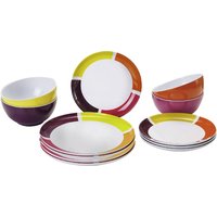 Brunner Midday melamine servies 12 st. Spectrum