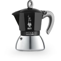 Bialetti New Moka Induction Espressokocher 4 Tassen schwarz