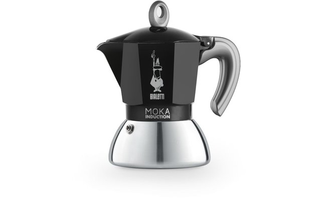 Bialetti New Moka Induction Espressokocher 2 Tassen schwarz