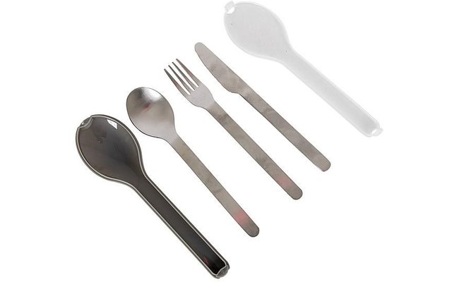 Bo-Camp cutlery set 3 pieces 1 person silver