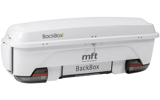 mft BackBox Special Edition Heckbox / Transportbox 300 Liter Weiß