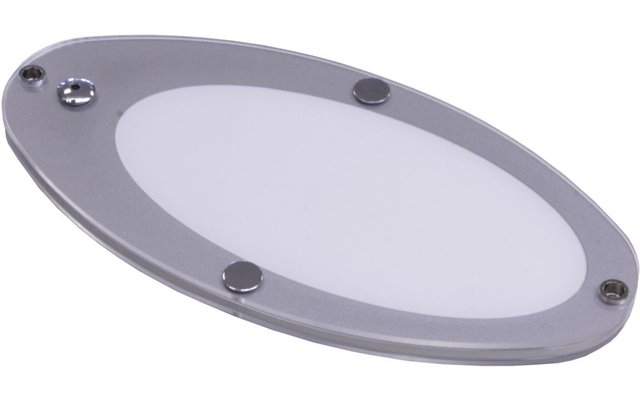 Dimatec LED Deckenleuchte silber oval