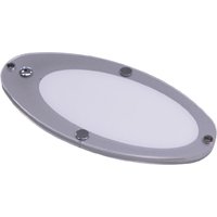 Plaf&oacute;n ovalado LED plateado 6 W Dimatec