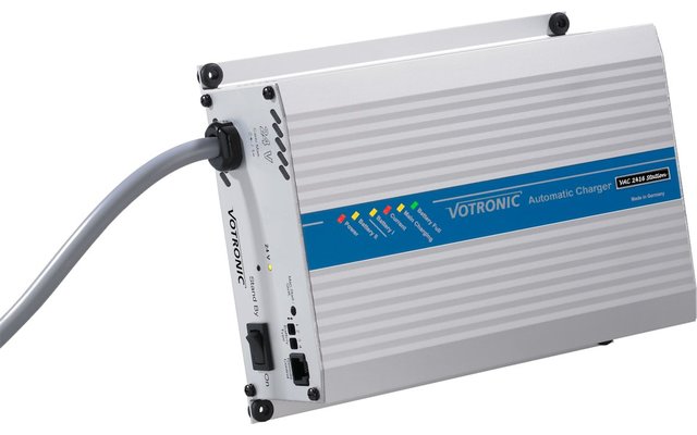 Votronic VAC 2416 station automatische lader met 4m flexibele oliekabel