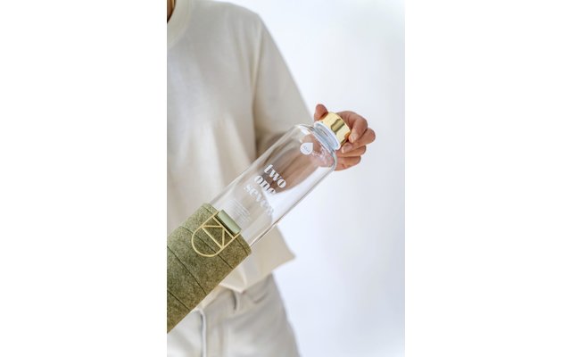 Equa Mismatch Glass Bottle Pistachio