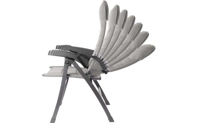 Chaise de camping Brunner Dream 3D Bowleg gris clair