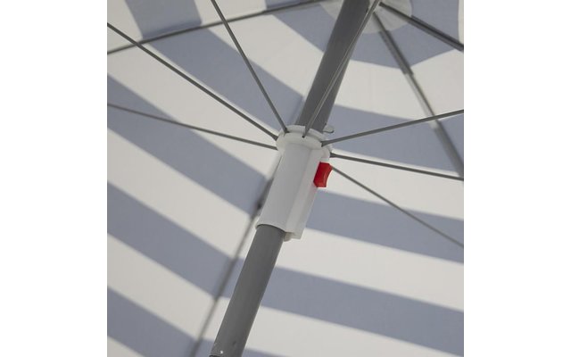 Bo-Camp parasol striped 165 cm blue / white