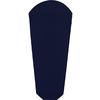 Sea to Summit Premium Cotton Travel Liner Mummy Travel Sleeping Bag with Pillow and Foot Compartment Ticking Navy blue