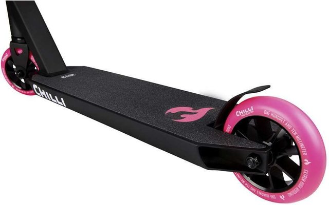Chilli stunt scooter base negro/rosa