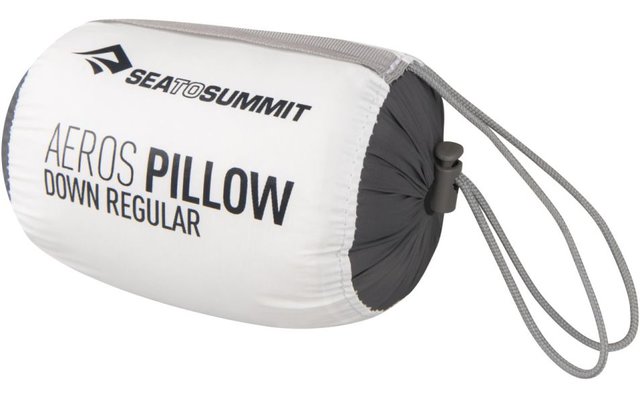 Sea to Summit Aeros Down Pillow Regular Oreiller en plumes gris