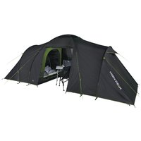 High Peak Como 4.0 Kuppelzelt dunkelgrau/grün 230 x 450 cm für 4 Personen