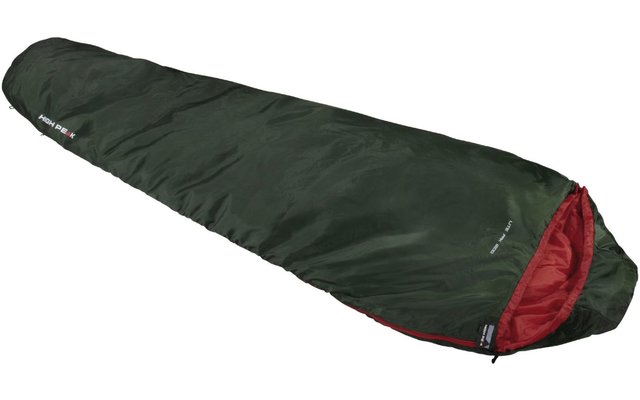 High Peak Lite Pak 1200 Lightweight Mummy Sleeping Bag 225 x 80 cm 1200 g