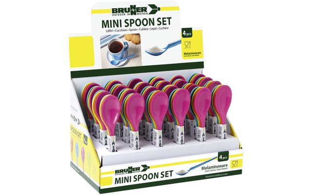 Set di cucchiaini Brunner Mini Spoon 4 pezzi