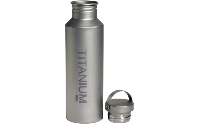 Vargo Titan Wasserflasche mit Titan Deckel 650 ml 