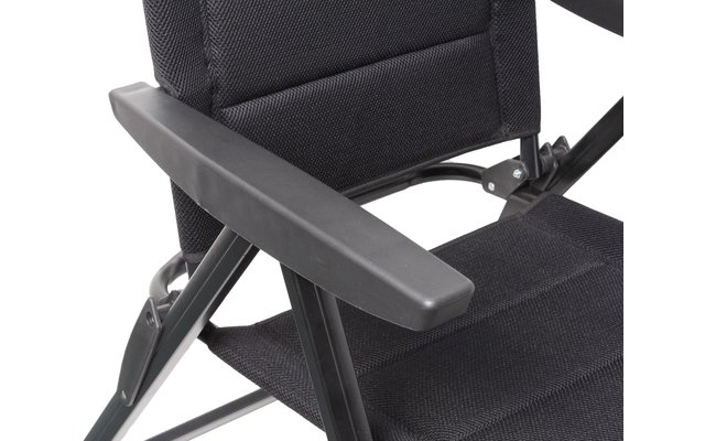 Chaise de camping Brunner Skye 3D noire