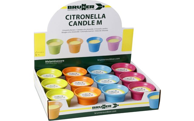Brunner Citronella Candle M with mosquito repellent