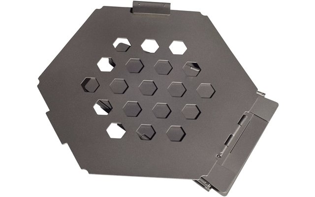 Vargo Hexagon Houtkachel Mini Buitenkachel Titanium
