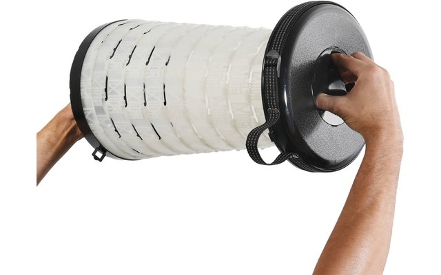 WEDO SitToGlow Teleskophocker mit LED schwarz