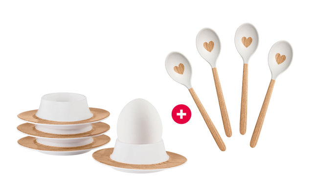 Berger Breakfast Set with Egg Spoon and Egg Cup 8 pcs.