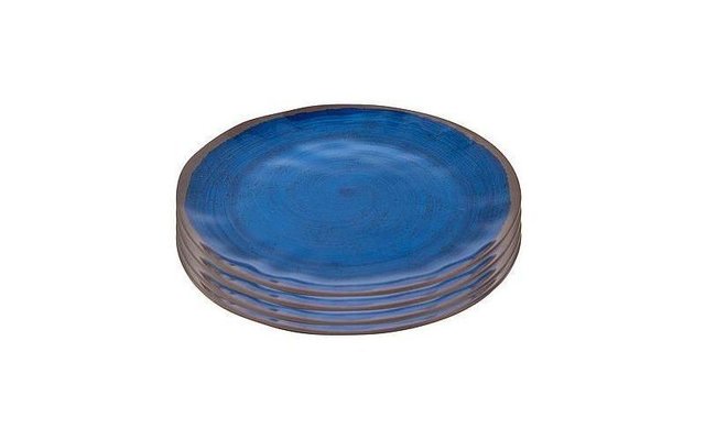 Bo-Camp Halo breakfast plate 4 pieces blue