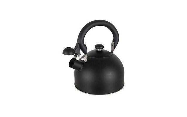 Bo-Camp Industrial Quimby Whistling Kettle 2,5 litros negro
