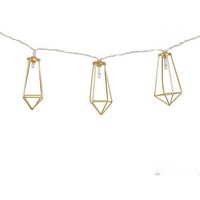Bo-Camp Galvin battery-powered LED fairy lights gold