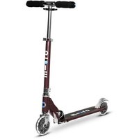 Micro Sprite LED klappbarer Aluminium Scooter mit LED-Rollen Autumn Rot