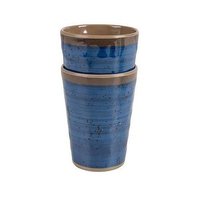 Gobelets en mélamine bleu foncé/marron set 4 pcs. Bo-Camp