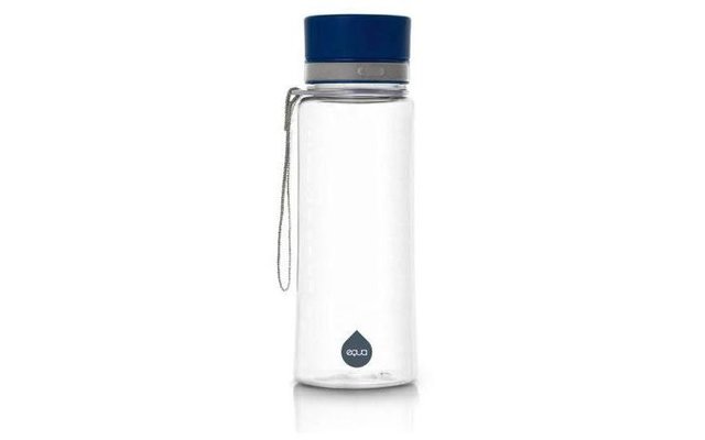 Equa Plain Blue water bottle 600 ml