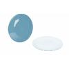 Bo-Camp dinner plate bicolor 4 pieces blue / white