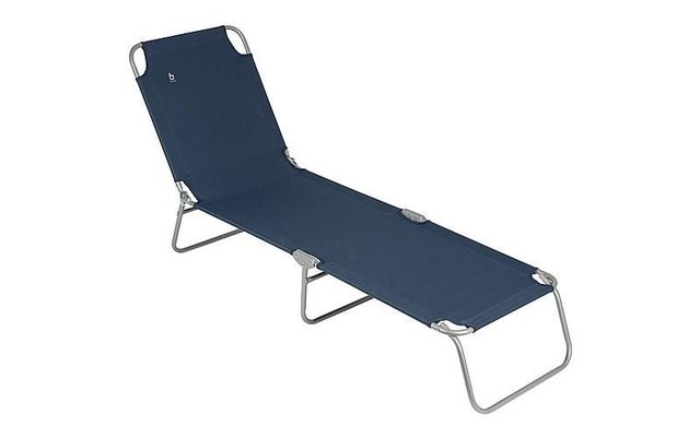 Chaise longue Bo-Camp réglable grise
