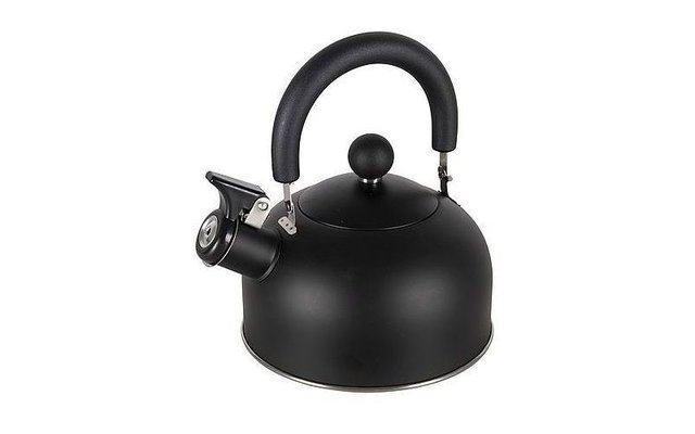 Bo-Camp Industrial Quimby Whistling Kettle 1.2 Litri Nero