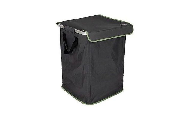 Bo-Camp Laundry bag with lid XL 45 x 45 x 60 cm black