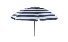 Bo-Camp parasol striped 165 cm blue / white