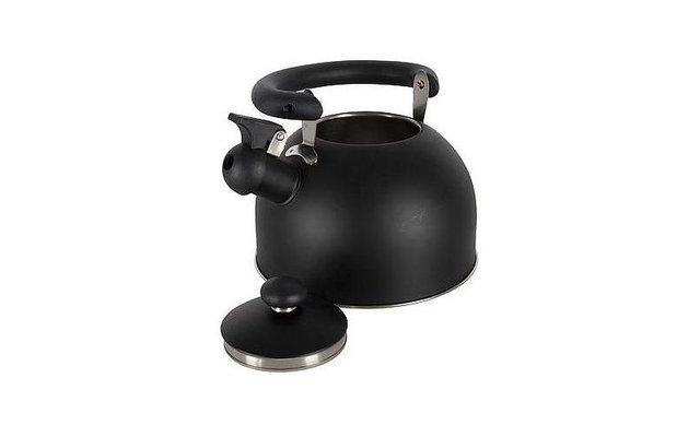 Bo-Camp Industrial Quimby Whistling Kettle 2,5 litros negro